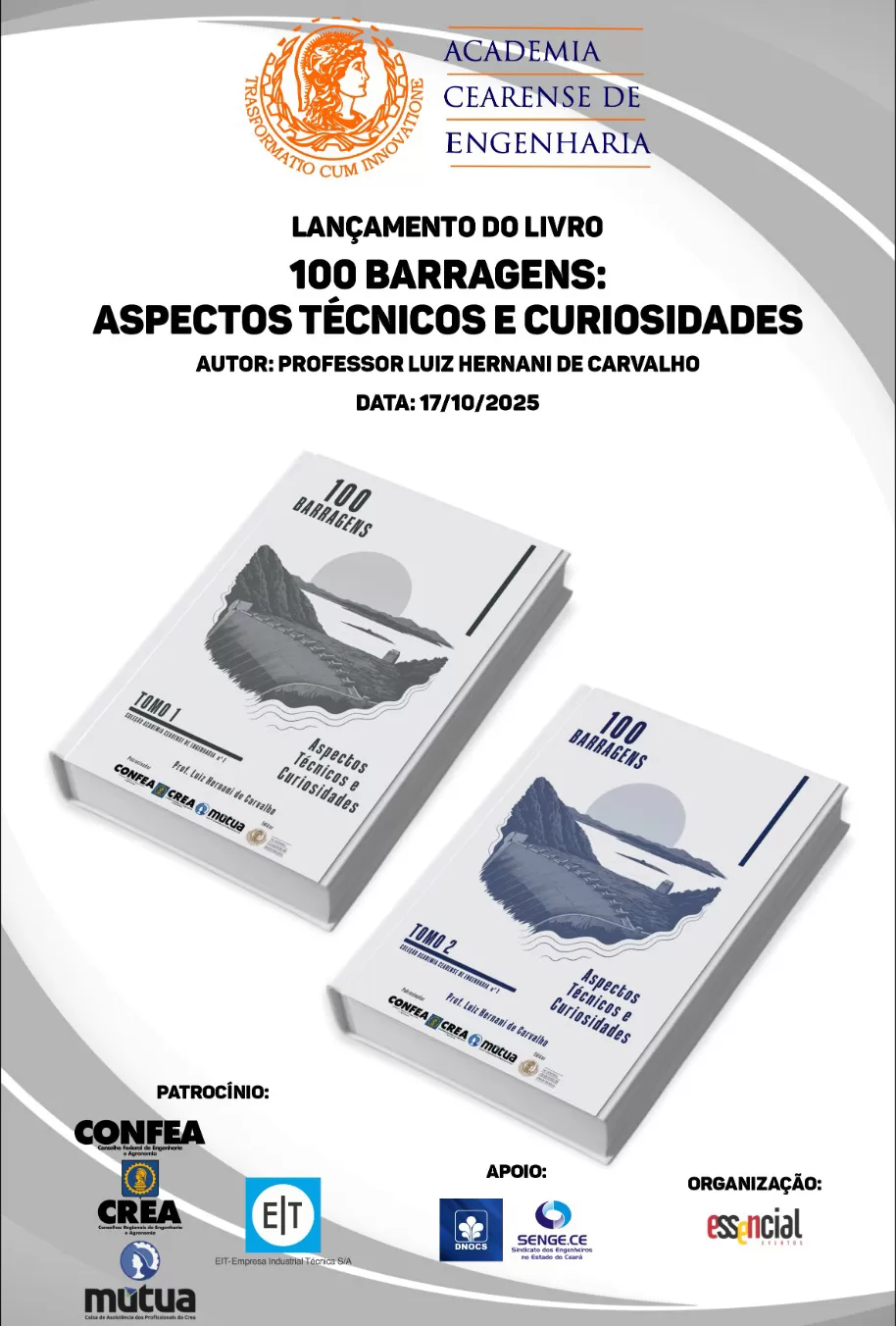 Lançamento do Livro 100 Barragens: Aspectos Técnicos e Curiosidades